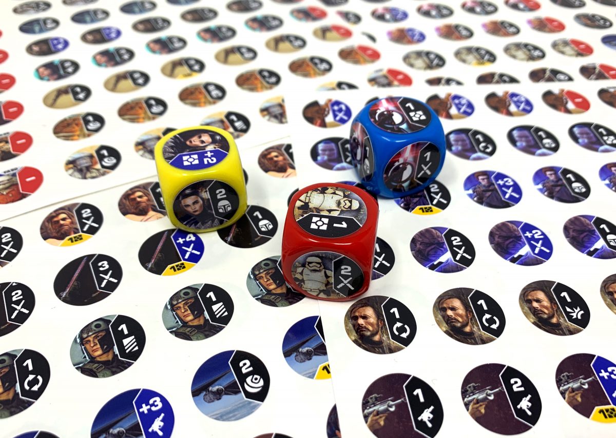 Star Wars Destiny Dice Stickers