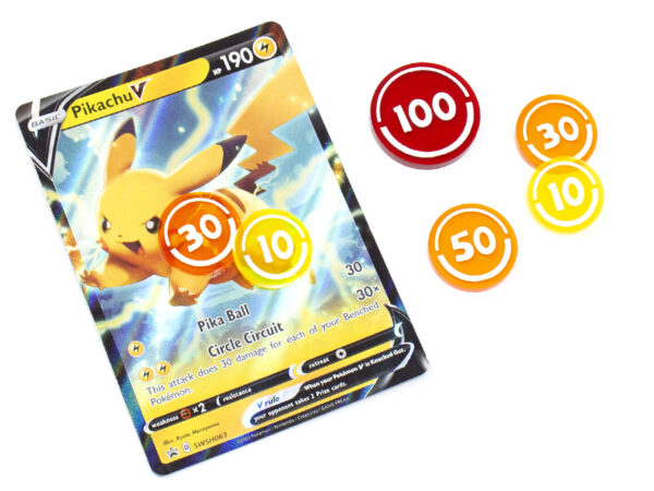 Damage Set compatible with Pokemon TCG