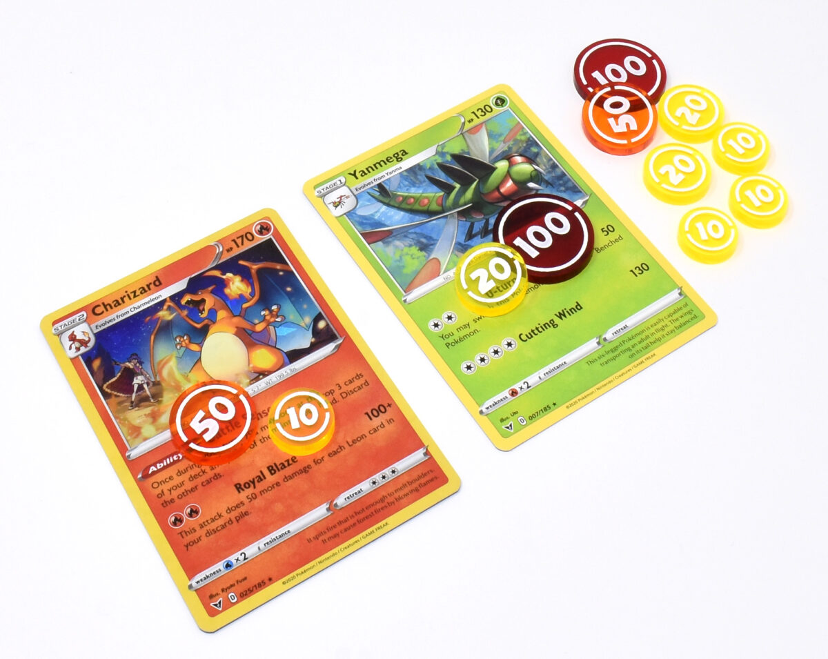 Pokemon TCG Damage Cards