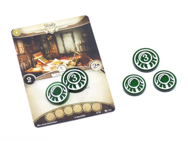 Clue Tokens Closeup