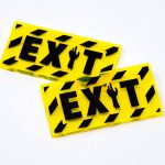 Zombicide compatible Exit sign tokens