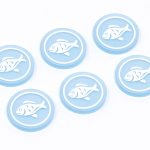 Wingspan compatible Fish food token set