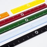 Fallout Wasteland Warfare compatible measuring range rulers