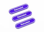 Purple Retreated reminder tokens compatible with Pokemon TCG