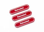 Red Retreated reminder tokens compatible with Pokemon TCG