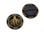 Rooted Black & Gold token compatible with Blood Bowl