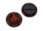 Rooted Black & Red token compatible with Blood Bowl