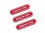 Red Supporter Used reminder tokens compatible with Pokemon TCG