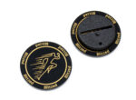 Blitzed Black & Gold token compatible with Blood Bowl