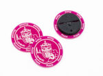 Bloodspawn Prone / Stunned Pink token compatible with Blood Bowl