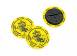 Bloodspawn Prone / Stunned Yellow token compatible with Blood Bowl