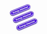 Purple Energy Attached reminder tokens compatible with Pokemon TCG