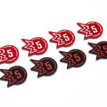 Damage 5 acrylic token set compatible with Star Wars Shatterpoint