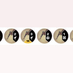 Jyn Erso's Blaster Sticker strip - No dice or card (FA - ARH)
