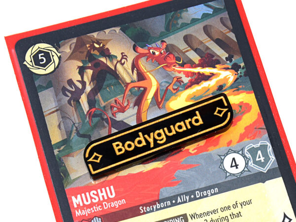 Bodyguard keyword tokens compatible with Lorcana TCG