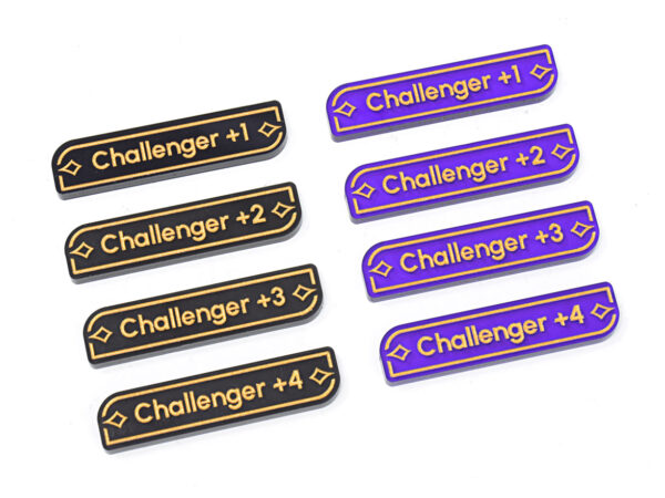 Challenger keyword tokens compatible with Lorcana TCG