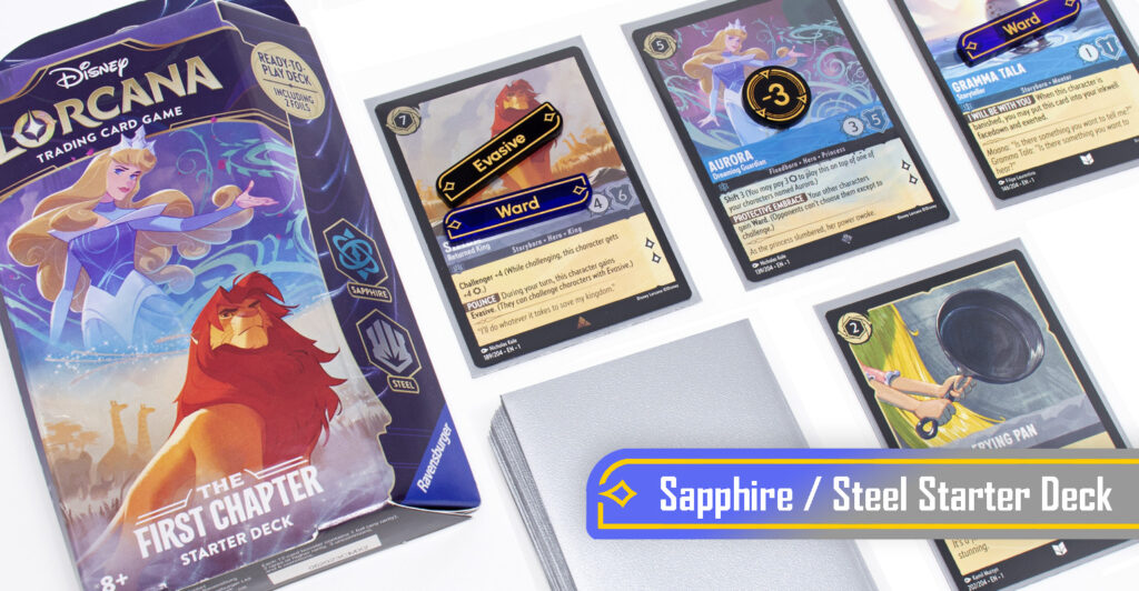 Lorcana Sapphire Steel Starter deck