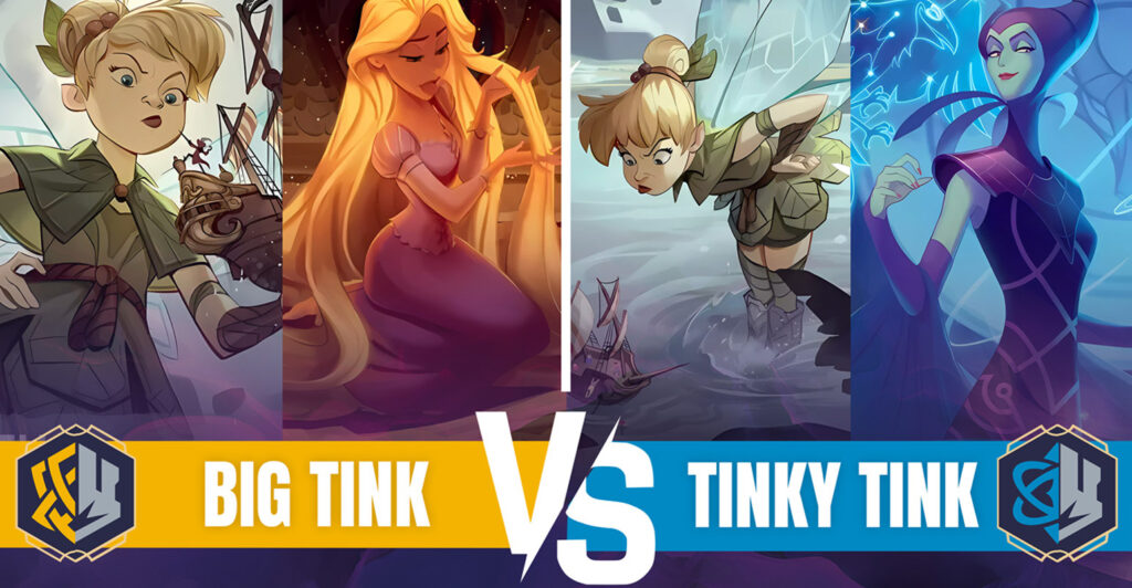 LaserGaming Lorcana Big Tink VS Tinky Tink gameplay decklists banner