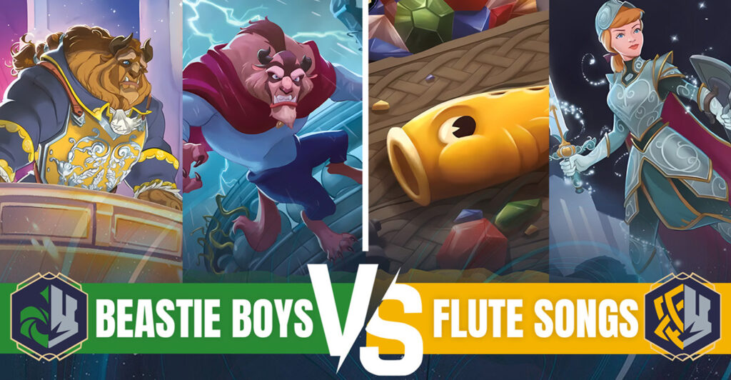 LaserGaming Lorcana Beastie Boys VS Flute Songs gameplay decklists banner