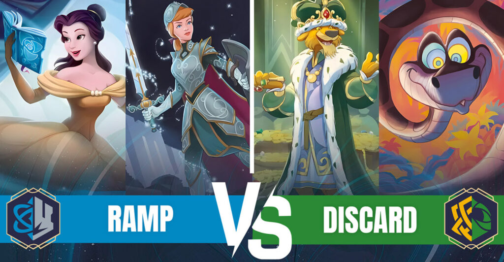 LaserGaming Lorcana Ramp VS Discard gameplay decklists banner