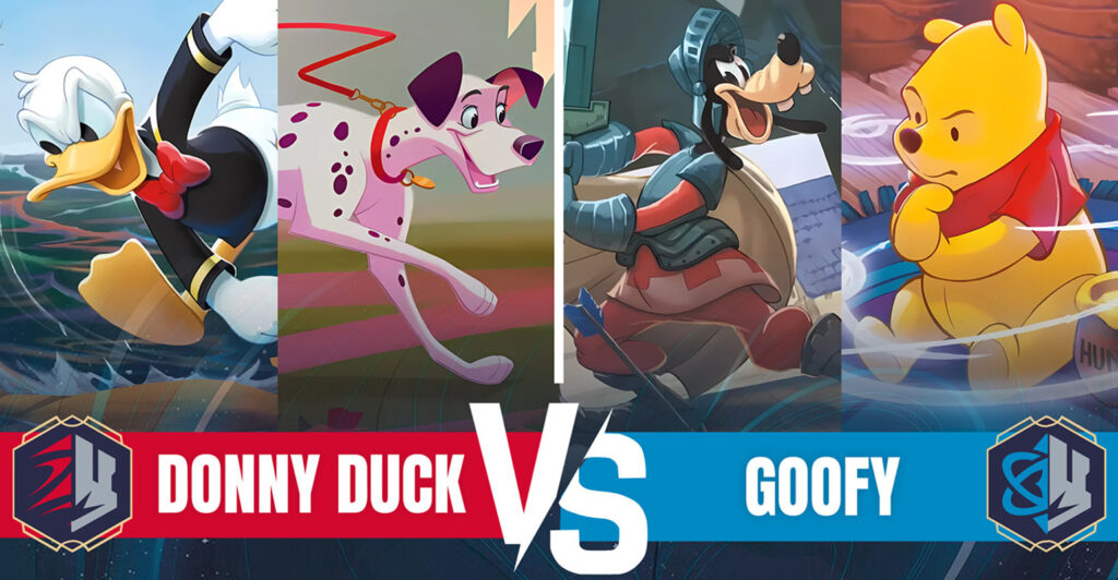 LaserGaming Lorcana Donny Duck VS Goofy gameplay decklists banner