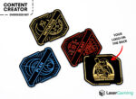 Star Wars Unlimited Content Creator Oversized acrylic Initiative, blast & plan tokens