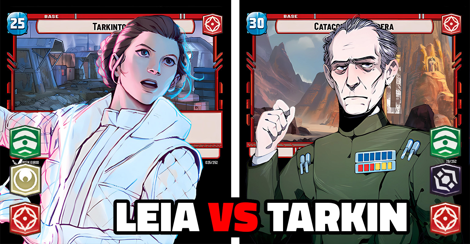 LaserGaming Star Wars Unlimited Leia VS Tarkin gameplay decklists banner