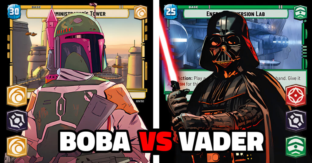 LaserGaming Star Wars Unlimited Boba VS Vader gameplay decklists banner