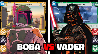 LaserGaming Star Wars Unlimited Boba VS Vader gameplay decklists banner