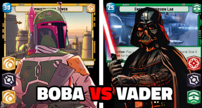 LaserGaming Star Wars Unlimited Boba VS Vader gameplay decklists banner