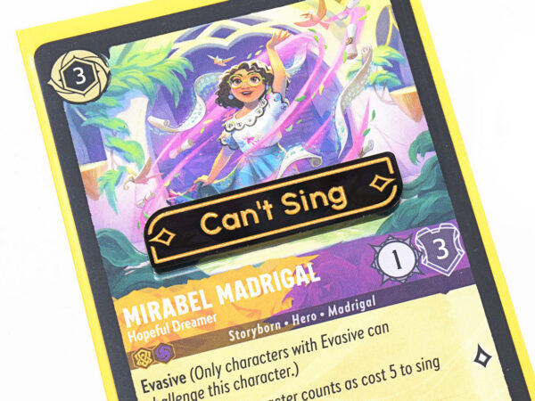 Can't Sing keyword tokens compatible with Lorcana TCG
