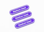 Purple Stadium Used reminder tokens compatible with Pokemon TCG