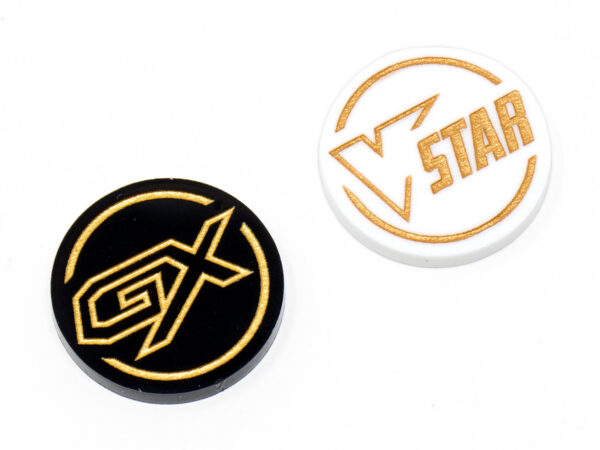 Vstar & GX reminder tokens compatible with Pokemon TCG