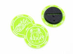 Wizard Fireball / Zap! Light Green token compatible with Blood Bowl