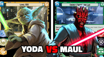 LaserGaming Star Wars Unlimited Yoda VS Maul gameplay decklists banner