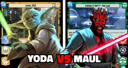 LaserGaming Star Wars Unlimited Yoda VS Maul gameplay decklists banner