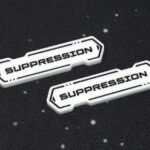 Suppression Keyword (double sided) reminder tokens compatible with GUNDAM TCG (2 Tokens)