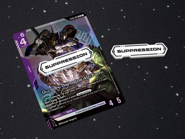 Suppression Keyword tokens compatible with Gundam TCG by LaserGaming