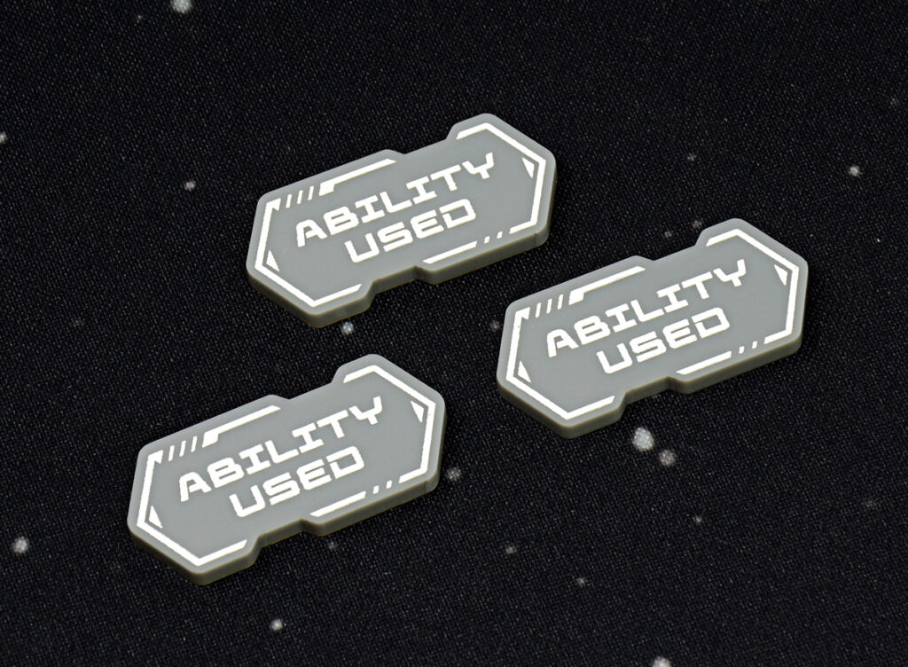 Ability Used Reminder token compatible with Gundam TCG by LaserGaming