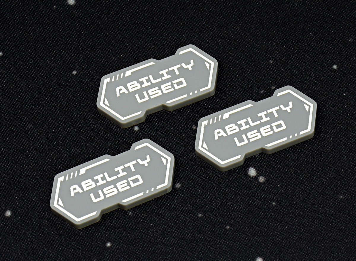 Ability Used Reminder token compatible with Gundam TCG by LaserGaming Ability Used Reminder token compatible with Gundam TCG by LaserGaming