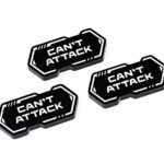 Can't Attack (double sided) reminder tokens compatible with GUNDAM TCG
