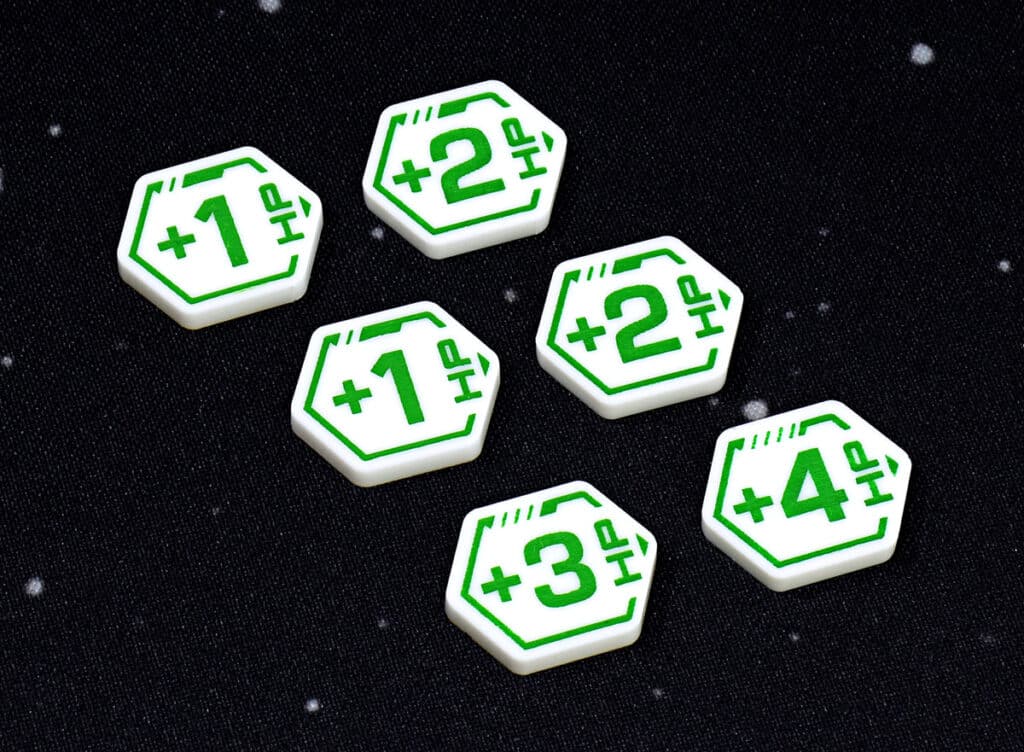 HP + modifier token set compatible with Gundam TCG by LaserGaming