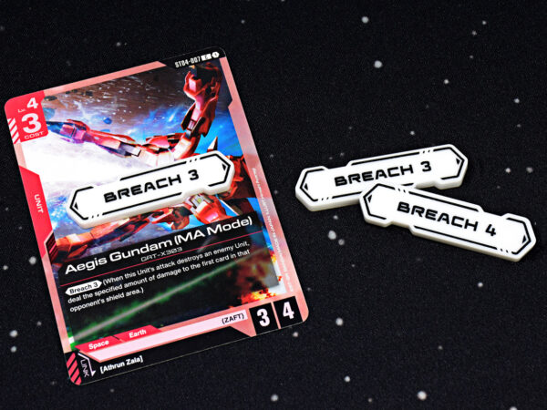Breach Keyword tokens compatible with Gundam TCG by LaserGaming