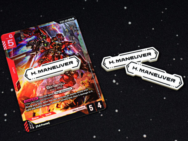 High Maneuver Keyword tokens compatible with Gundam TCG by LaserGaming
