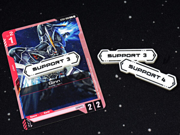 Support Keyword tokens compatible with Gundam TCG by LaserGaming