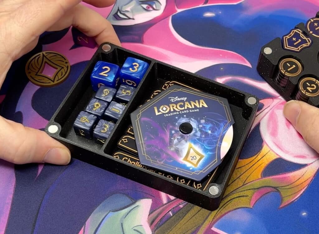 Disney Lorcana compatible token box by LaserGaming - Standard box with tokens