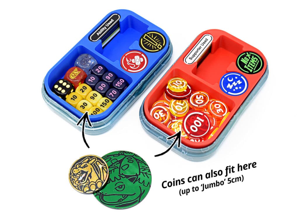 Pokemon TCG Mini Tin Insert by LaserGaming (Open Space variant) Coins