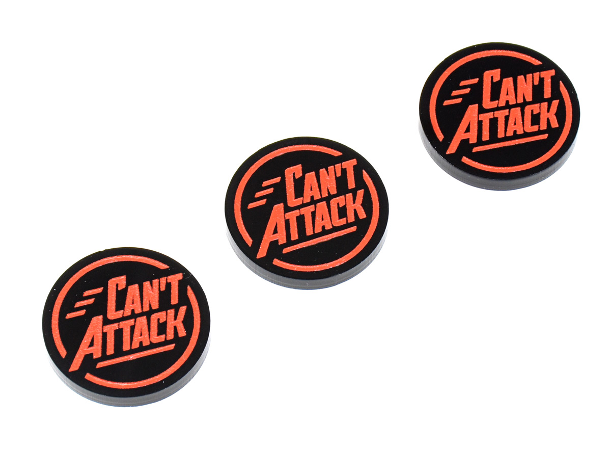 Can't Attack Reminder tokens compatible with Pokemon TCG Can't Attack Reminder tokens compatible with Pokemon TCG