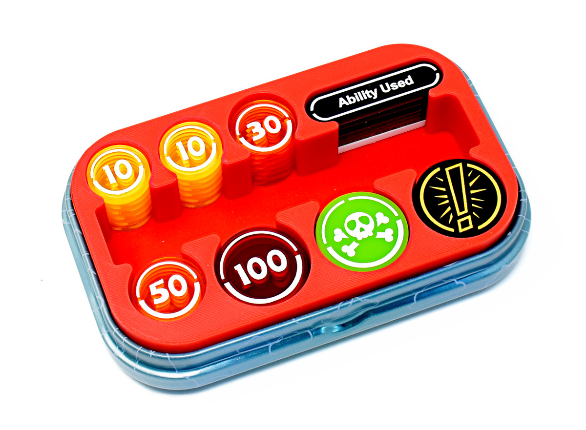 Pokemon TCG Mini Tin Insert by LaserGaming (Damage variant) Red Pokemon TCG Mini Tin Insert by LaserGaming (Damage variant) Red