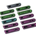 Keyword (double sided) reminder tokens compatible with RIFTBOUND TCG